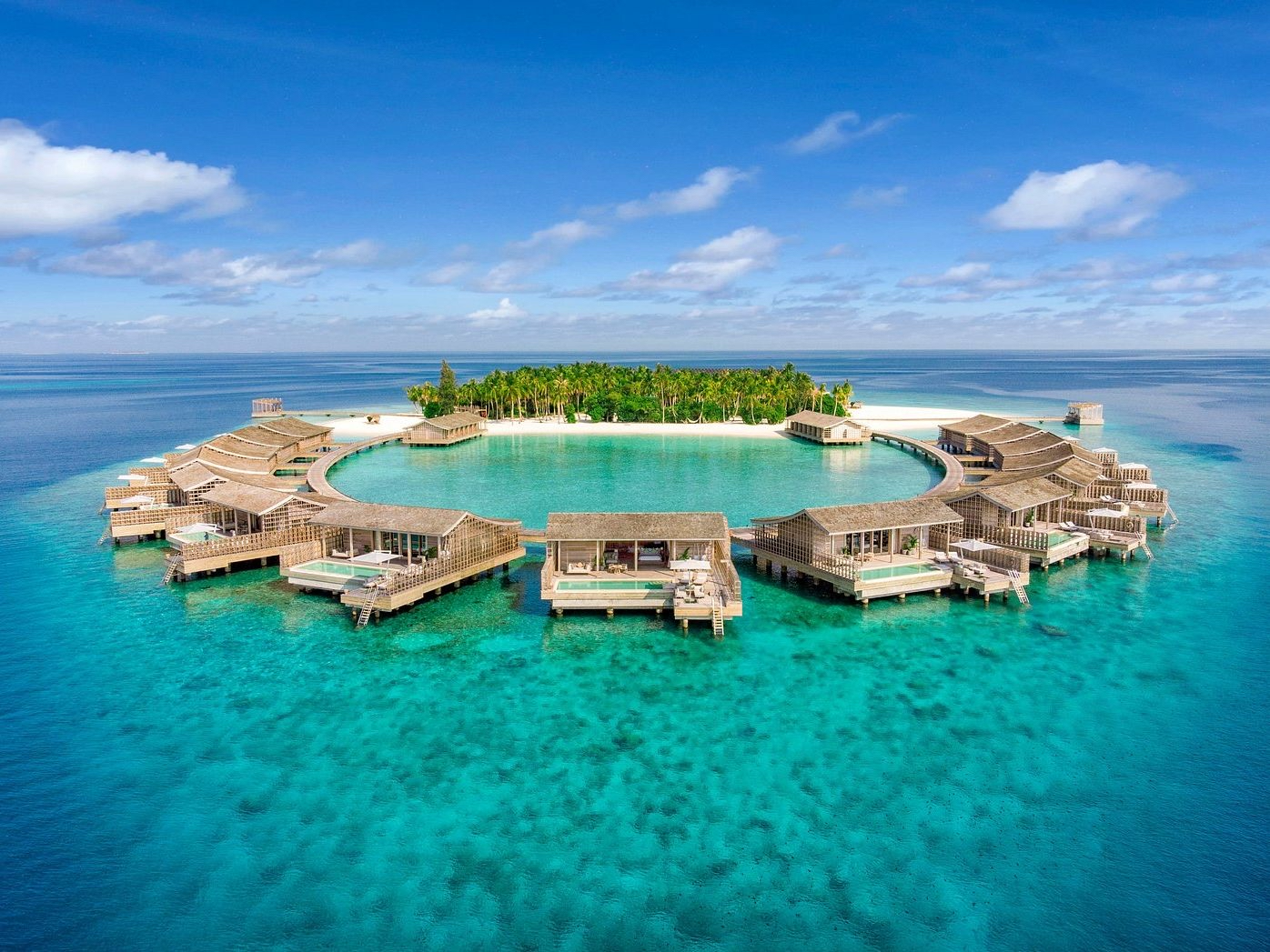 Luxury resorts in the Maldives